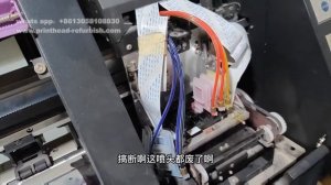 How to install change Epson XP600 print head process to changing Epson Xp600 TX800 DX5 printhead