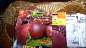 Мои семена на вксну КРАСНАЯ СВЕКЛА БУРАК