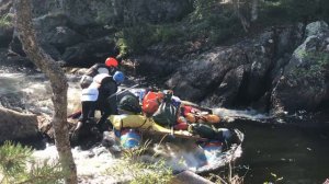 Сплав по реке Писта - Порог "Межозерный"