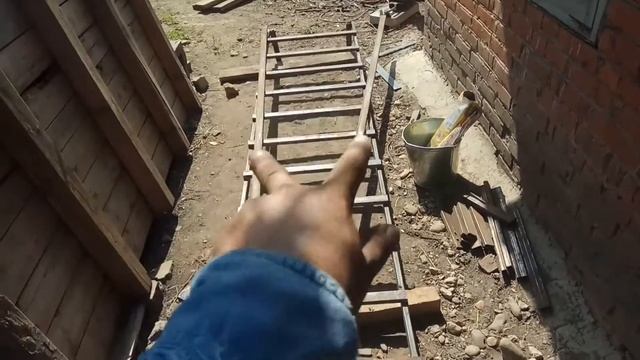 ЛЕСТНИЦА на чердак-сеник для козовника МЕТАЛЛОКАРКАС своими руками. Изготовление, монтаж, испытание