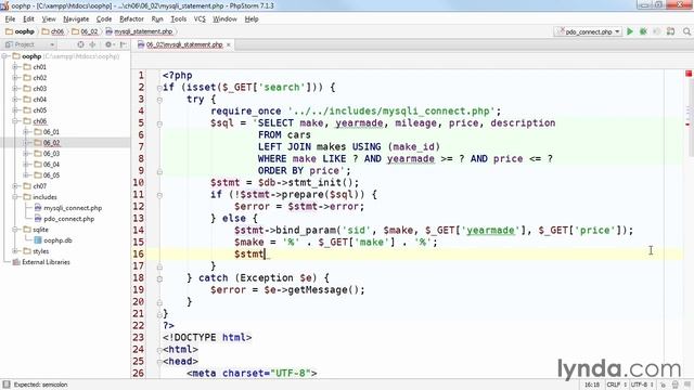 07 02 Binding parameters and executing a prepared statement смотреть онлайн
