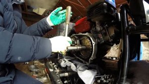 Мотособака Форза 6,5. Доработки. Глубокий снег!