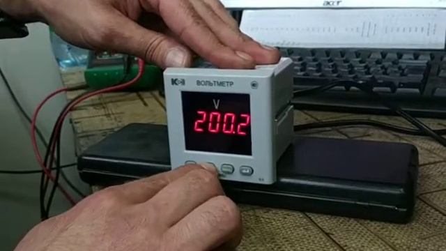 Калибровка вольтметра ME-1 LCD смотреть онлайн
