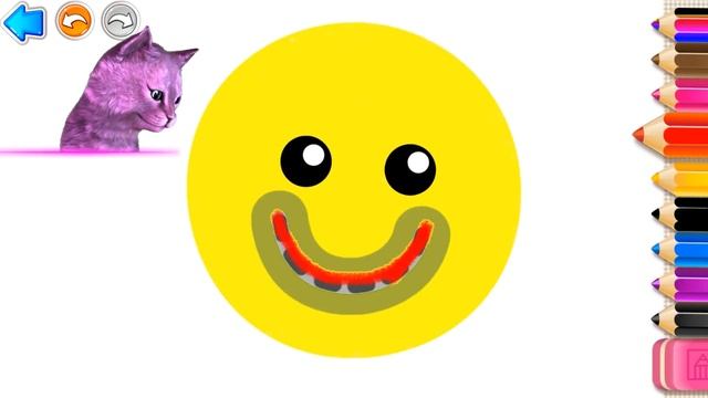 РИСУЕМ СОЛНЫШКО ИГРА для ДЕТЕЙ говорящий КОТЕНОК АБИ играет ДЕТСКИЙ ЛЕТСПЛЕЙ