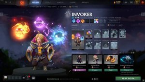 Unbundle Baby Invoker  with Dark Artistry set. #dota2 #Invoker