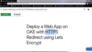 Deploy a Web App on GKE with HTTPS Redirect using Lets Encrypt