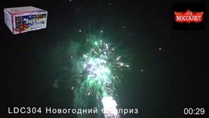 Батарея салютов Новогодний сюрприз (Фейерверк 100 залпов)