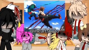 Past Class 1-A react to Vigilante Deku | Mha spoilers