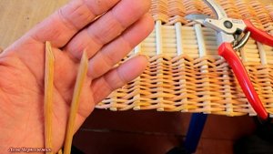 Секаторы как основной инструмент в ПЛЕТЕНИИ КОРЗИН из ивового прута