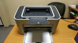 Проверка принтера HP LaserJet P1505