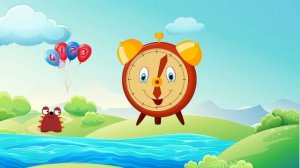 Веселая песня про время и цифры. Учим часы. Развивающие мультики для детей и малышей