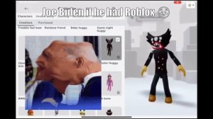 Joe Biden if he had Roblox ?