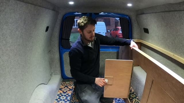 VW caddy maxi camper build - start - finish ex british gas van to camper van: Our first camper buil смотреть онлайн