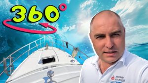 Первый выход, после года простоя! Радуемся солнцу, лодке и воде! ВИДЕО 360 градусов!!!