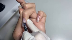Градиент (омбре) аэрографом jas1211 на ногтях ?? как закрепить аэрографию