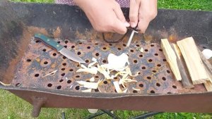 Шашлык на проставке Weber Go Anywhere.