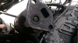 Работа клапана  EGR. Honda Avancier.