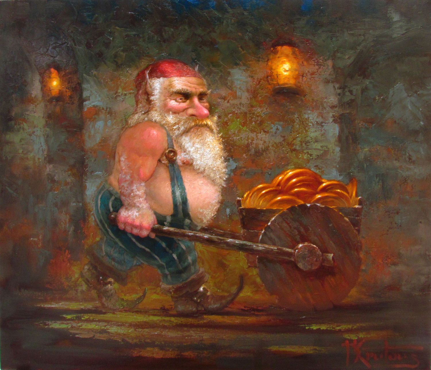 Гномы пряли. Дед Золотарь. Картина дед Золотарь. Дед Золотарь для всех ВЕДЬМИНА изба.
