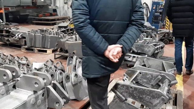 Экскурсия на Петербургский тракторный завод (ПТЗ, сборка тракторов "Кировец", К-744, К-424) часть 5