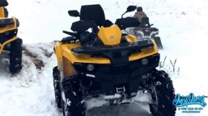 Stels Guepard 650 на гусеницах и Stels Viking 600/800