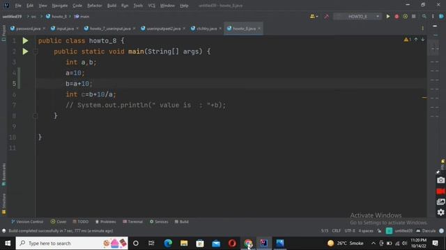 Java tutorial:  Operater in java & precedency level in java by howto waqas java full course Urdu