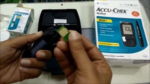 How to use Accu Chek Active Blood Glucose Monitoring system | Accu Chek Demonstration
