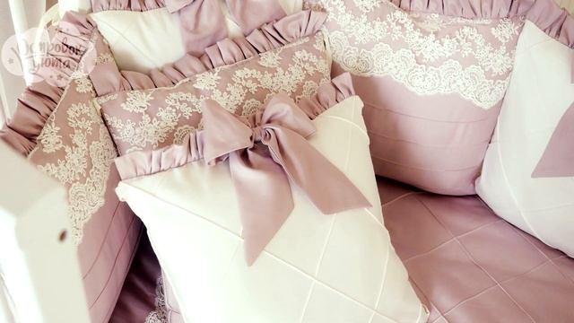 Круглая кроватка EVA "VIP" (капучино-белый) смотреть онлайн