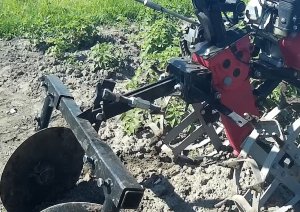 Окучивание картошки со всех сторон.