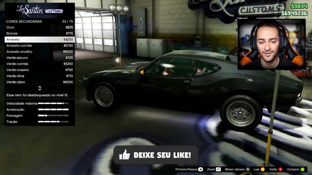 GTA V Online - Tunando o Novo Carro Lampadati Viseris Estiloso смотреть онлайн