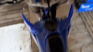 Yamaha WR250F. Работа сцепления.