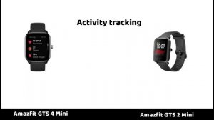 AmazFit GTS 4 Mini Vs AmazFit GTS 2 Mini - Comparison - Specs Which one is the best SmartWatch?