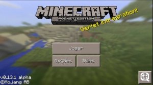 MINECRAFT 0.13.1 APK // GRATIS // NOVA INTERFACE A