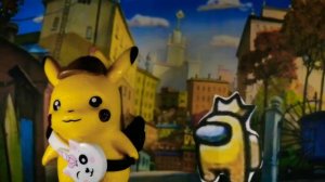 Мультики для детей. Халк и Пикачу. Халк мультик. Пикачу мультик. Мультики для малышей. Амонг ас