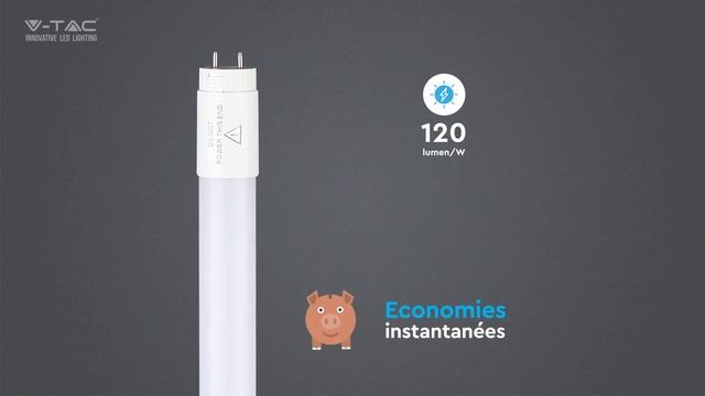 Tube LED T8 G13 Rotatif V-TAC PRO 120lm/W Samsung Chip смотреть онлайн