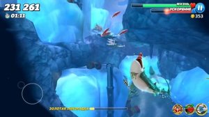 Hungry Shark World - Китовая АКУЛА самая большая в мире, прохождение игры на андроид Голодная Акула