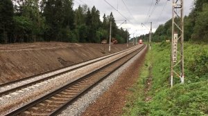 Ласточка Москва Кострома эс1п-017 проследует платформу 81 км