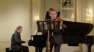 Dmitry Smirnov (violin) English Hall of St. Petersburg Music House 2018-06-27