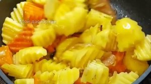 Часто готовлю на УЖИН или ОБЕД это Блюдо из Простых продуктов в одной посуде. Просто, Сытно и Вкусн