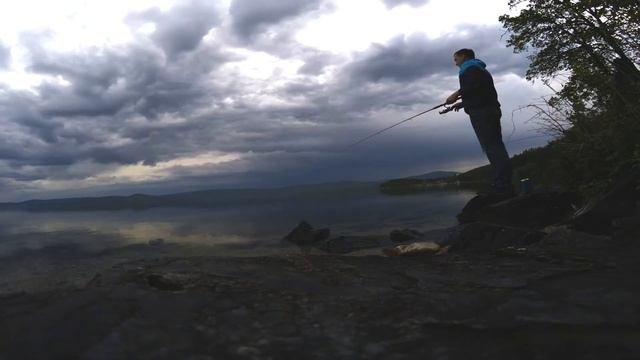 Озеро Тургояк рыбалка. Timelapse. Turgoyak Lake