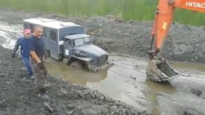 Урал застрял в грязи ❌❌