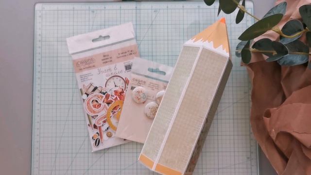 Подарок учителю СВОИМИ РУКАМИ | Коробочка-карандаш МАСТЕР-КЛАСС |СКРАПБУКИНГ