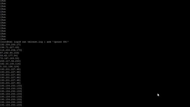 Use AWK to extract & format Linux log file output смотреть онлайн