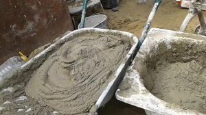 Бетон в тачке