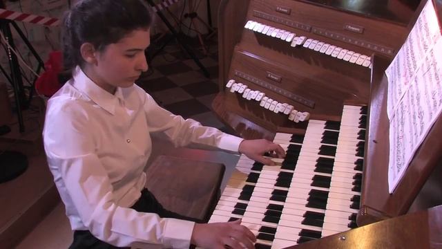 Ф.Мендельсон. Финал из сонаты no.5. Исполняет Мария Насикан, 16 лет смотреть онлайн