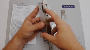 Врезной замок для узкопрофильных дверей APECS 7300-R