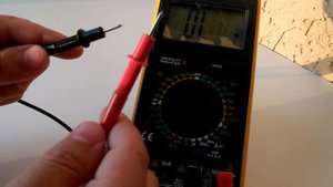 Мультиметр TEK DT 9208A - режим прозвонки цепи, тест диммера