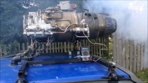 Запуск реактивного двигателя 3+, ПОЖАР В ДВИГАТЕЛЕ!!!