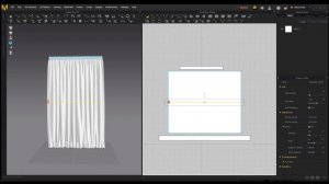 Curtain 3D Model in Marvelous designer | Marvelous Designer Tutorial | Download and Create