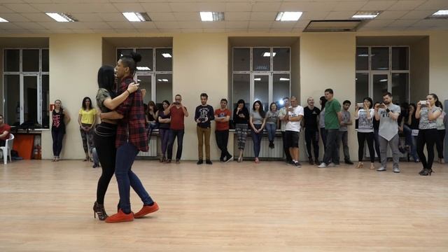 Рафаэль Дос Сантос и Елена Першина тараша урок 1 14.03.17 смотреть онлайн