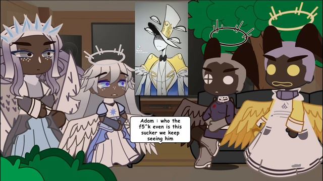 || (ALL PARTS) Heaven reacts to Lucifer Morningstar and Charlie || Hazbin Hotel || Morningstar ||